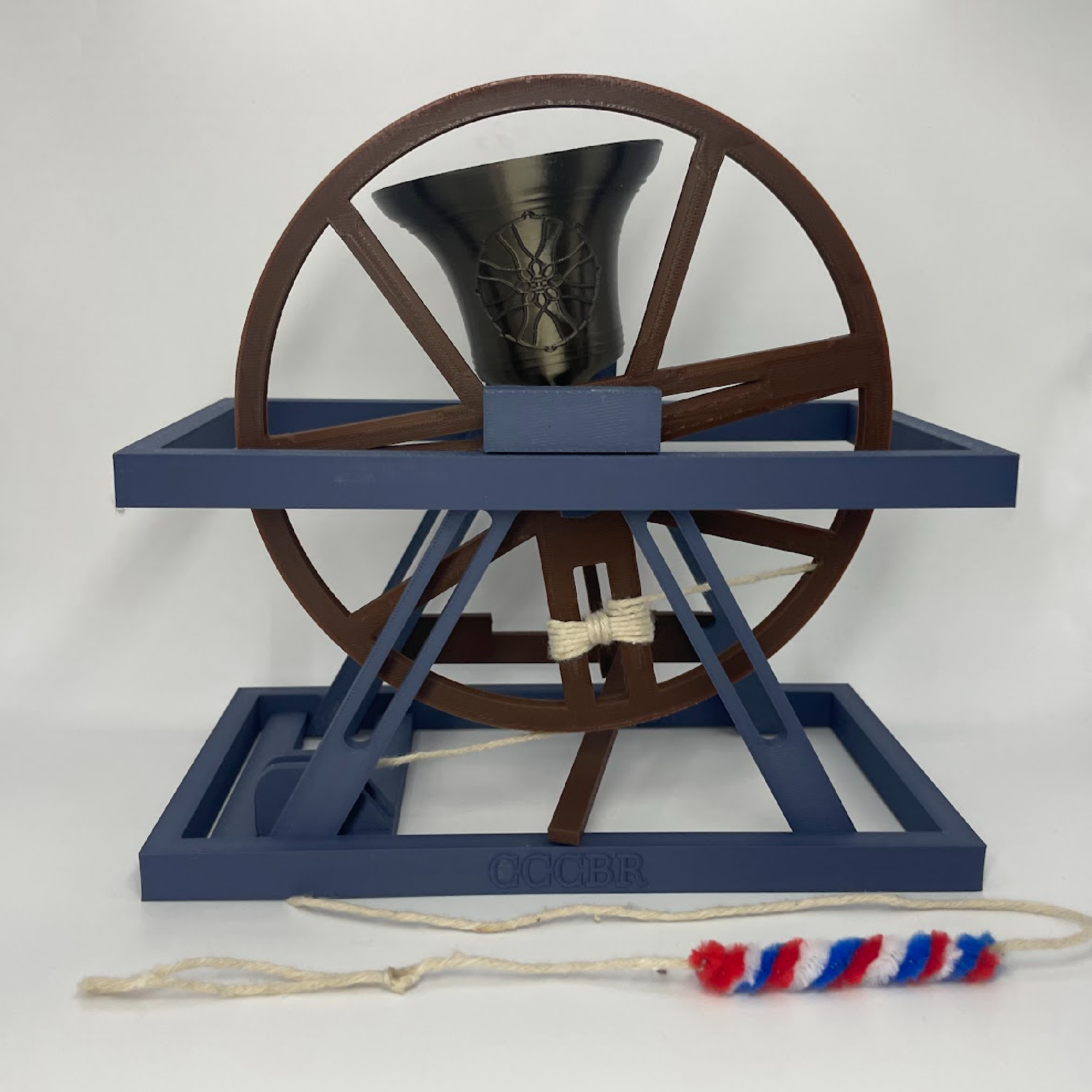 3d Printed model church bell (customable text)** - Image 3
