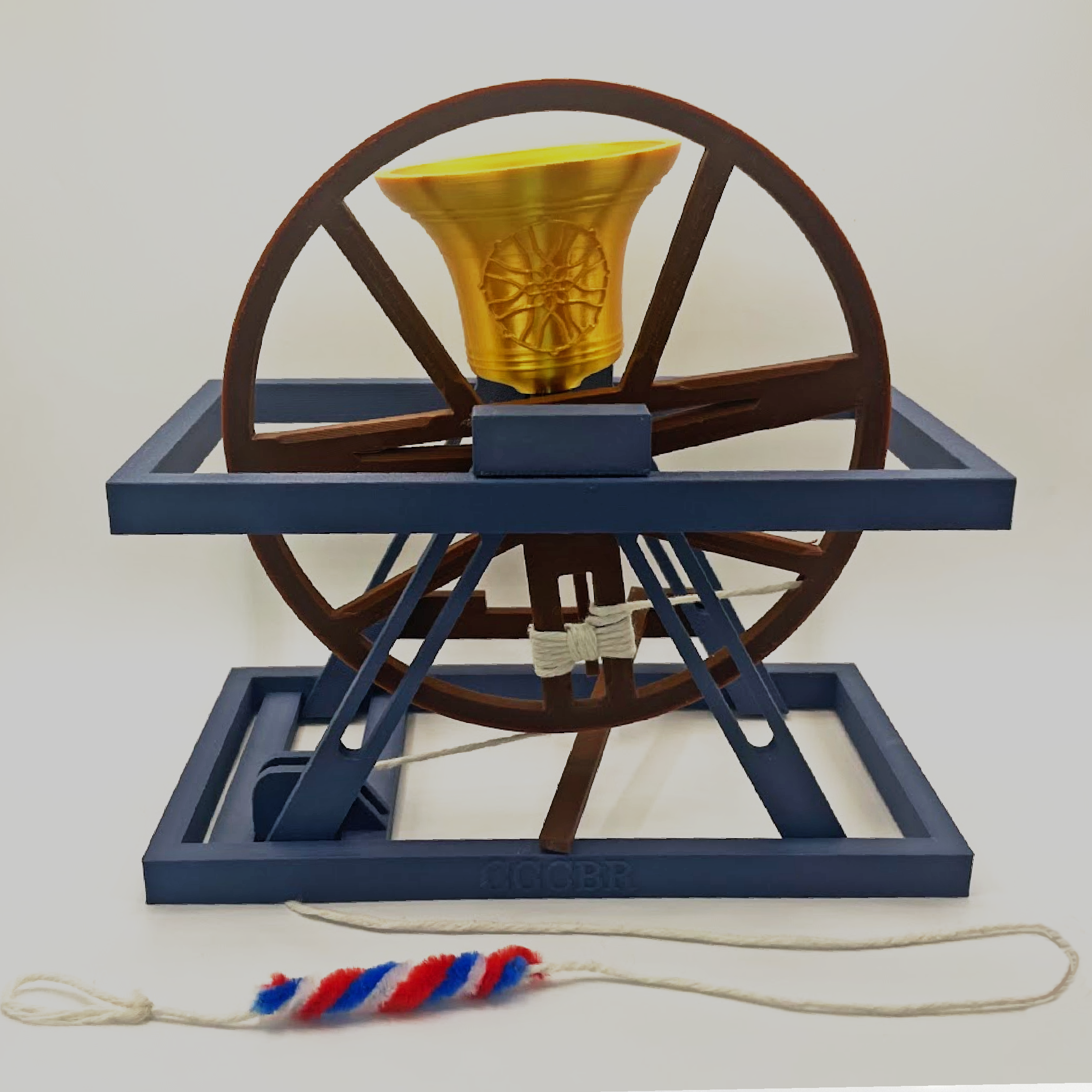 3d Printed model church bell (customable text)** - Image 4