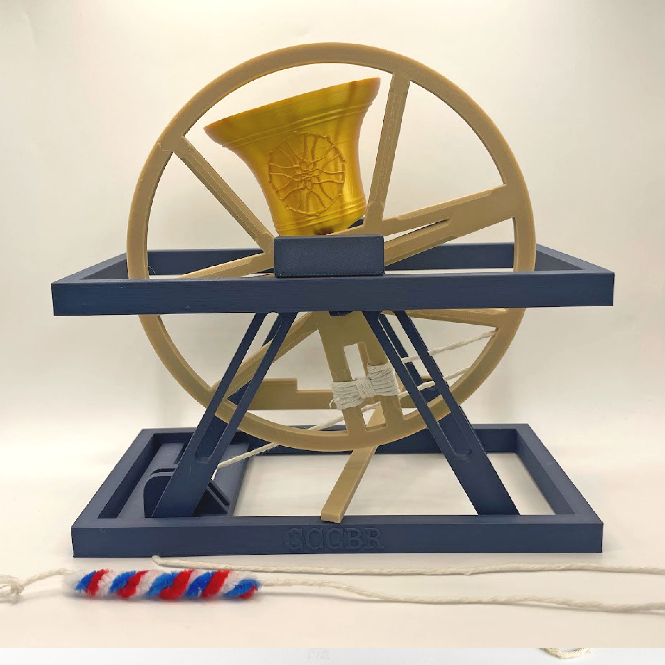 3d Printed model church bell (customable text)** - Image 5