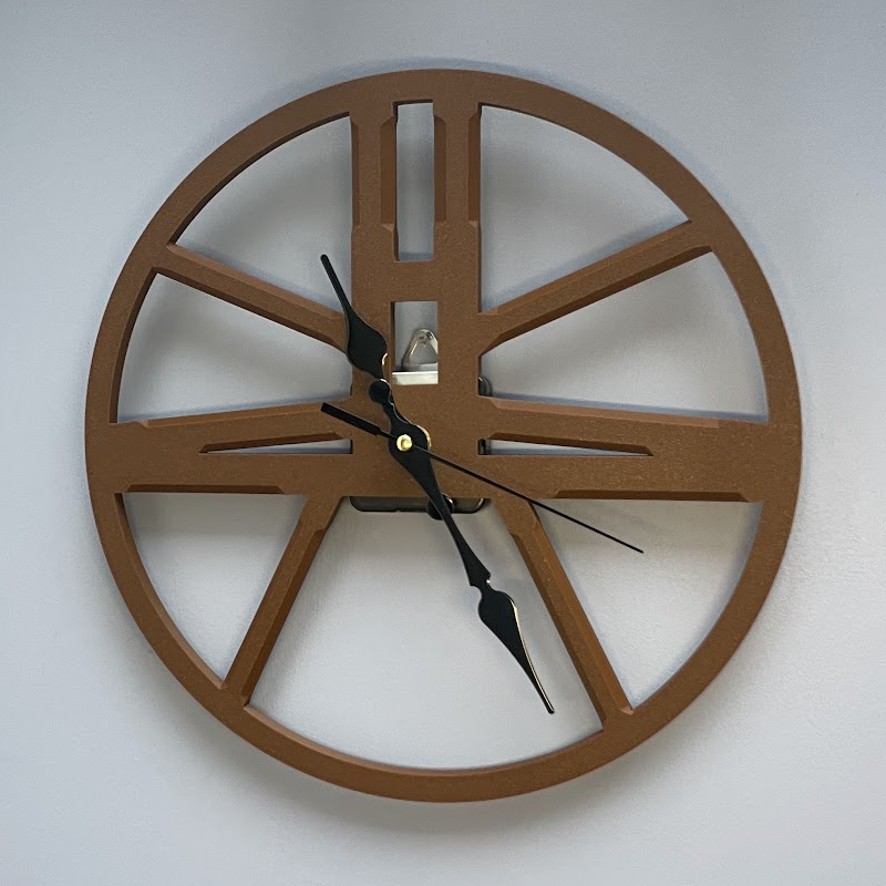 Bell Wheel Wall Clock** - Image 2