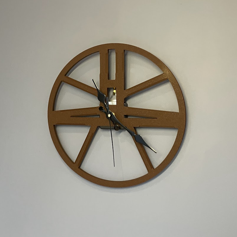 Bell Wheel Wall Clock** - Image 3