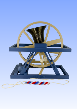 3d Printed model bell (customable text)**