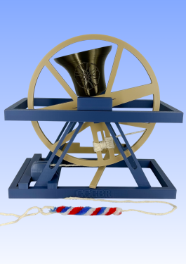 3d Printed model church bell (customable text)**
