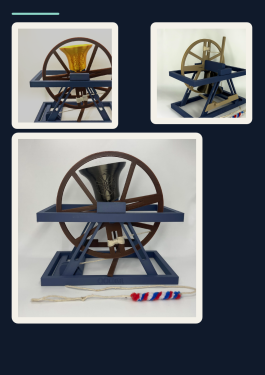 3d Printed model church bell (customable text)**